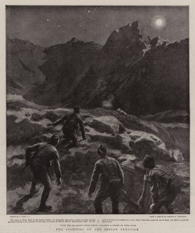 La Lucha en la Frontera India de Joseph Nash